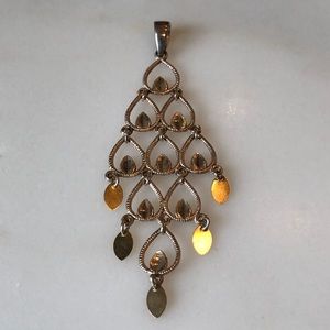 Delicate gold-plated pendant